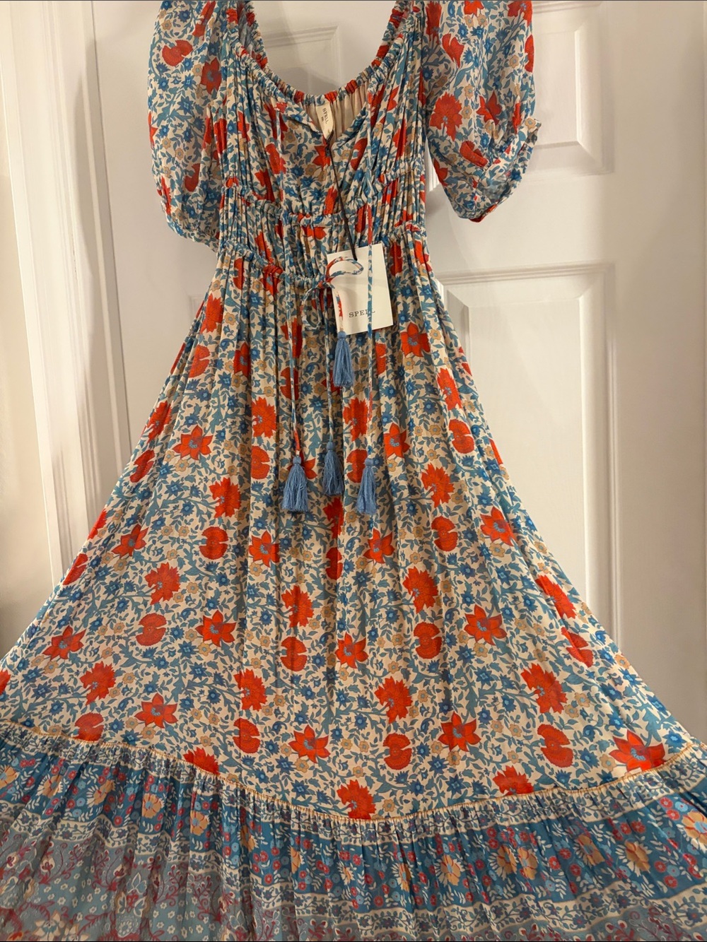 Spell village soirée dress in sky - Picture 2 of 6